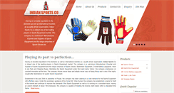 Desktop Screenshot of indiansportsco.com